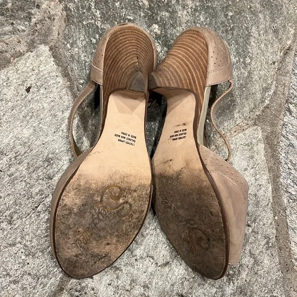 Seychelles t-bar ivory/cream heels vintage inspired size 9 - Picture 4 of 4